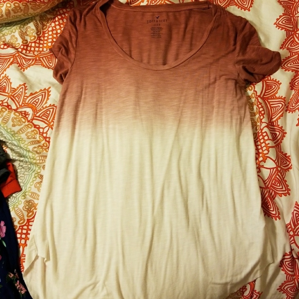 American Eagle Ombre Tee